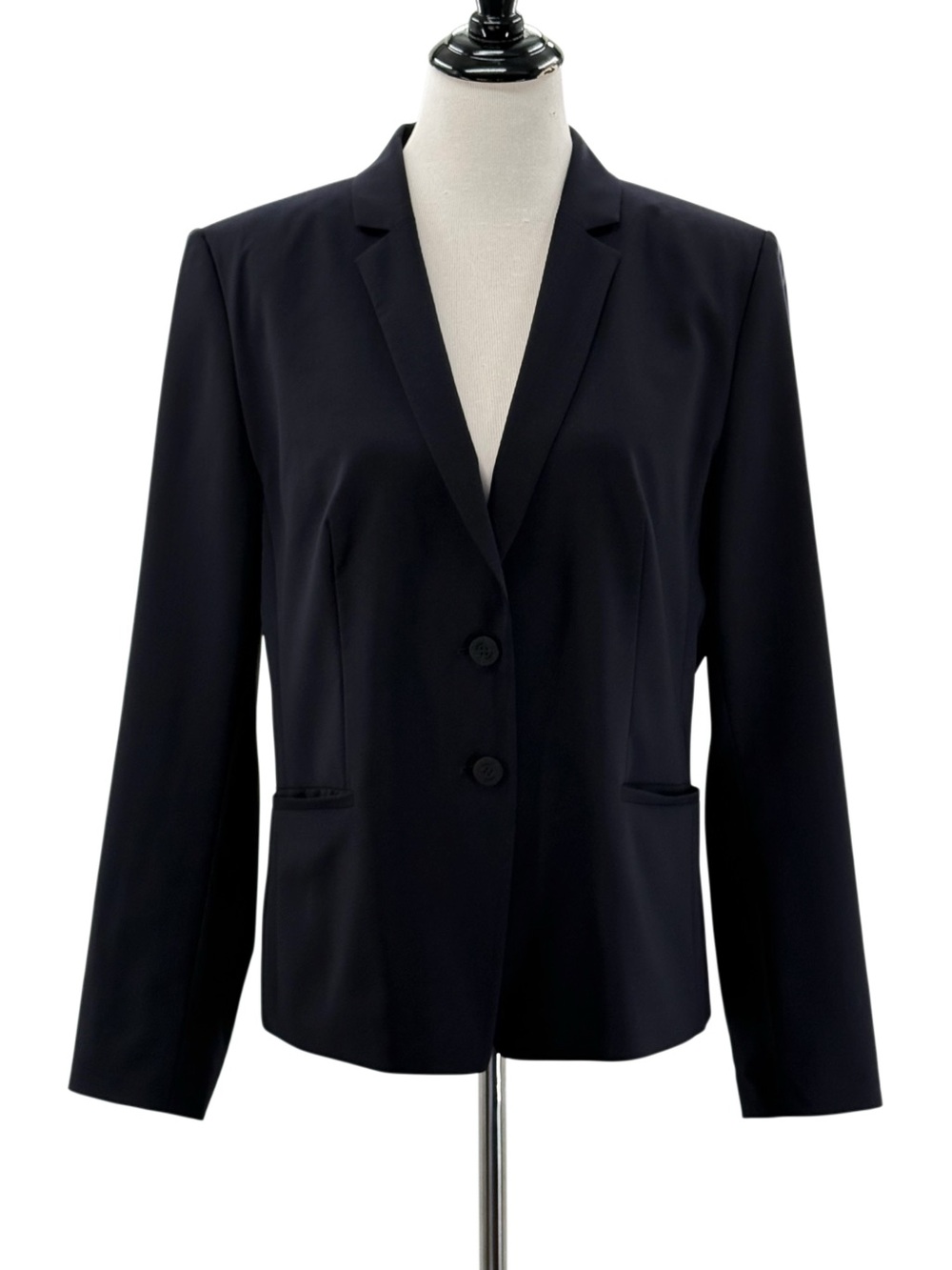 HUGO Hugo Boss Black Tailored Blazer US 12 Two Button Career Work Jacket